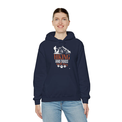 Hiking and Dogs Kinda Day Unisex Hoodie