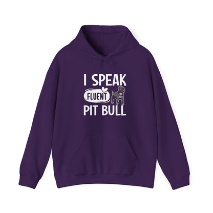 I Speak Fluent Pit Bull Hoodie | Funny Pittie  Gift