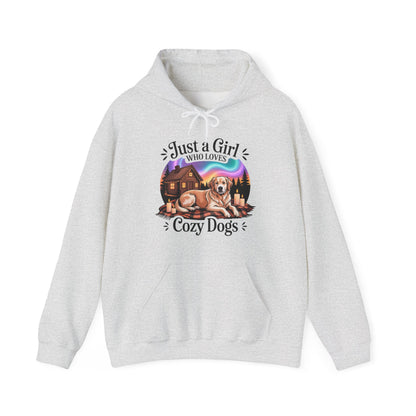 Girl Who Loves Cozy Dogs Hoodie | Cabin Life Sweater