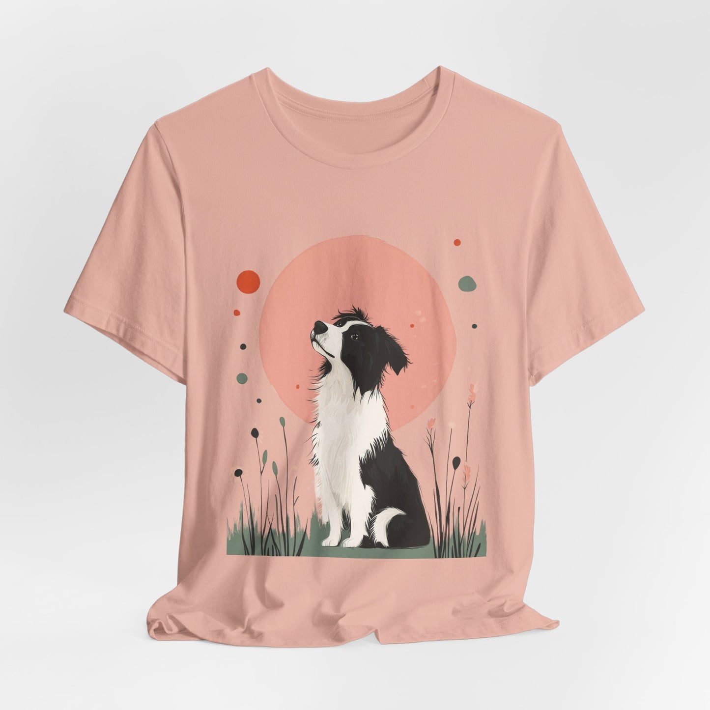 Dreamy Australian Shepherd Minimalist Unisex Tee