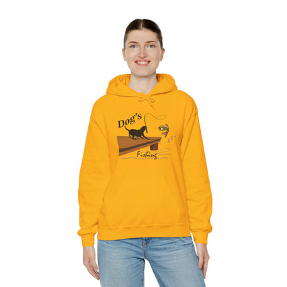 Dog's Fishing Adventure Unisex Hoodie