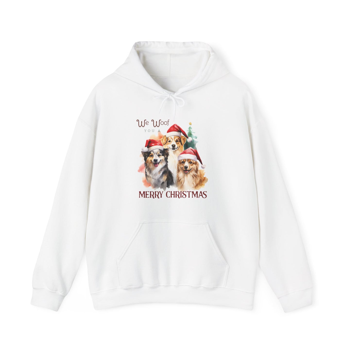 We Woof You Merry Christmas Hoodie 🎄🐾