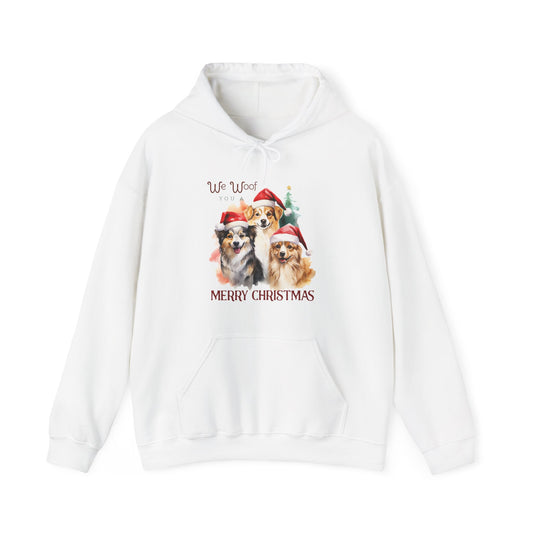 We Woof You Merry Christmas Hoodie 🎄🐾