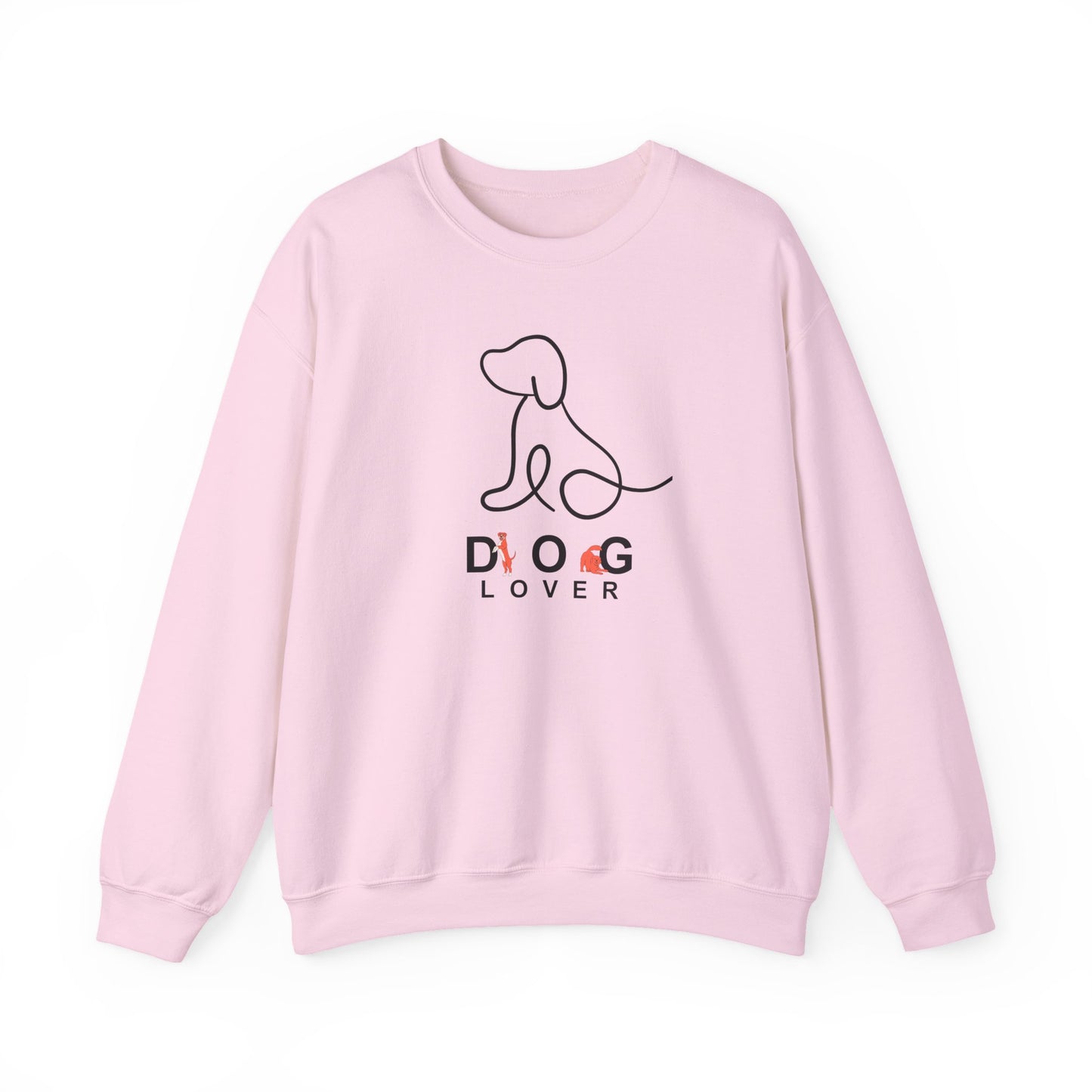 Minimalist One-Line "Dog Lover" Sweatshirt