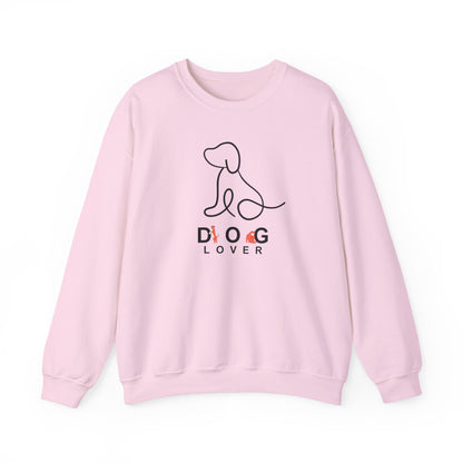 Minimalist One-Line "Dog Lover" Sweatshirt