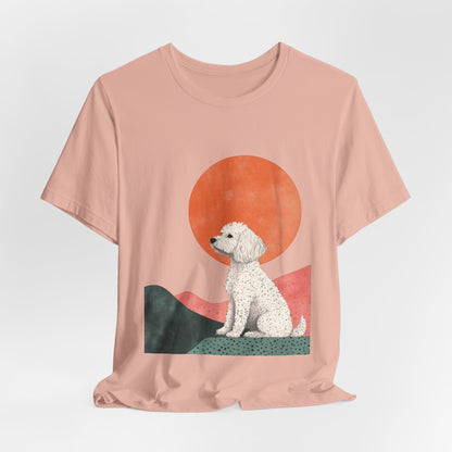 Cockapoo Minimalist Sunset Unisex Tee