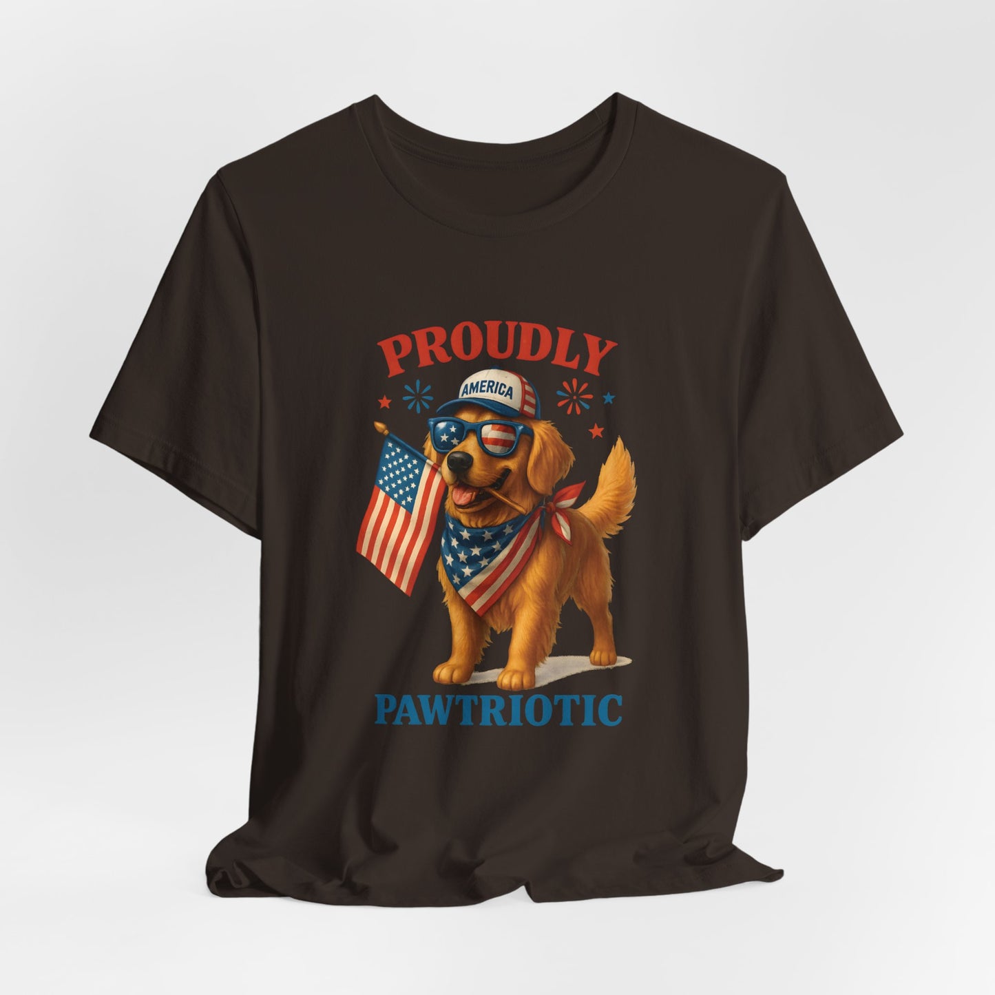 Proudly Pawtriotic Dog – Unisex Patriotic T-Shirt