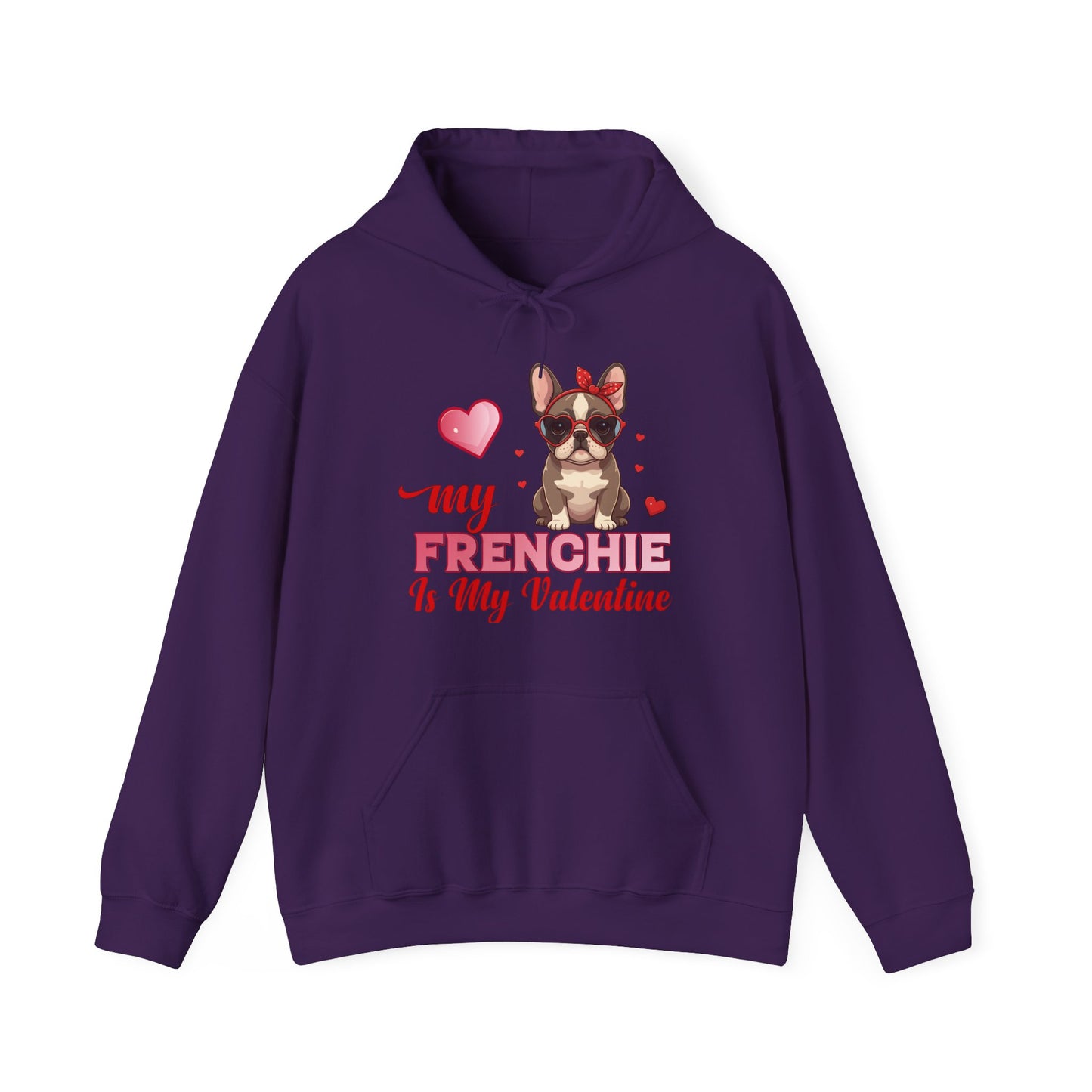 My Frenchie Is My Valentine Unisex Hoodie