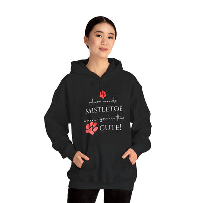 Cute & Cozy Paw Print Holiday Hoodie