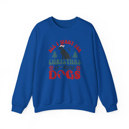 More Dogs for Christmas Sweatshirt | Funny Pet Lover Gift