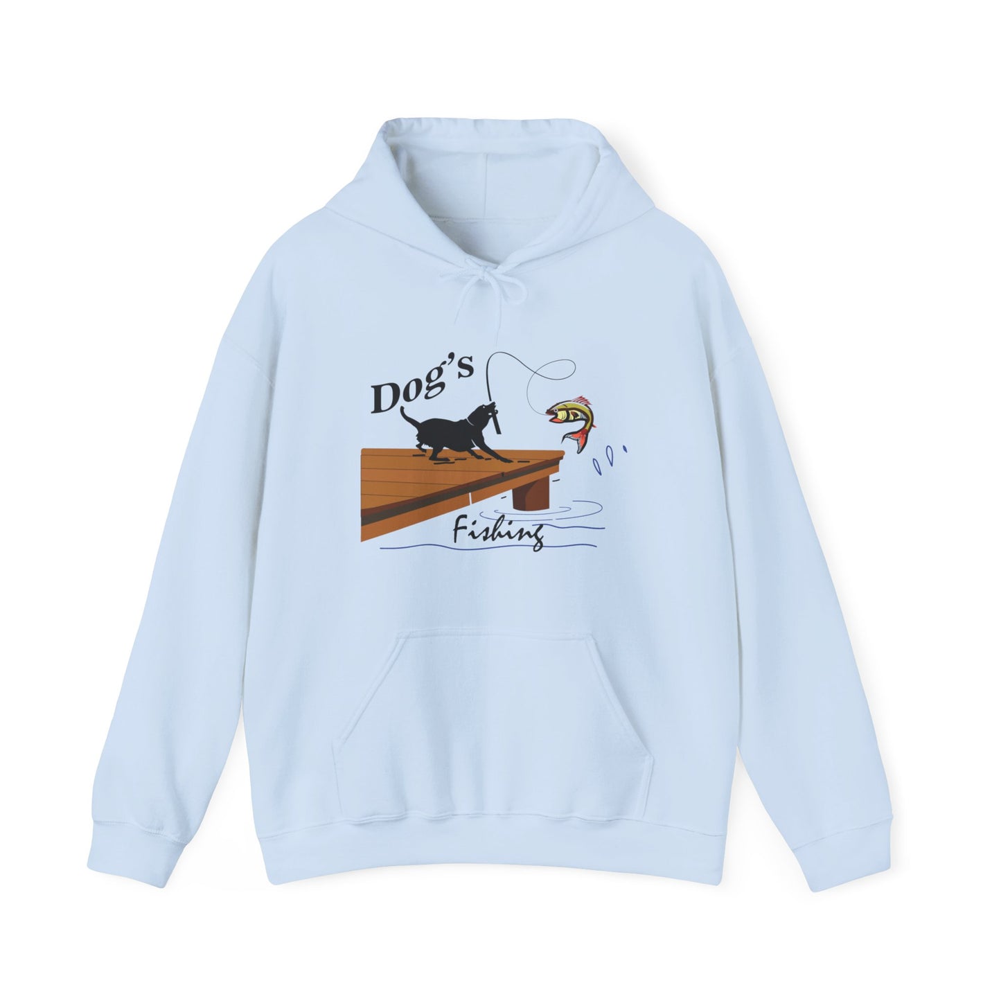 Dog's Fishing Adventure Unisex Hoodie