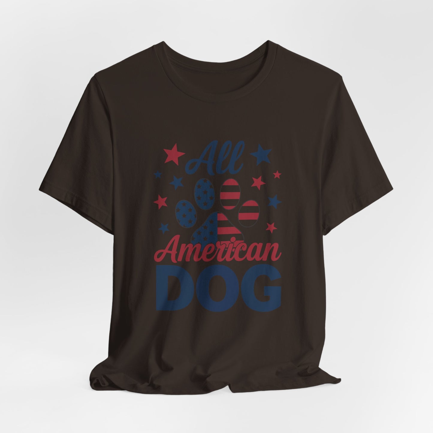 All American Dog Tee – Patriotic Paw Pride