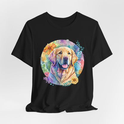 Watercolor Golden Retriever Art T-Shirt – Unisex Dog Lover Tee