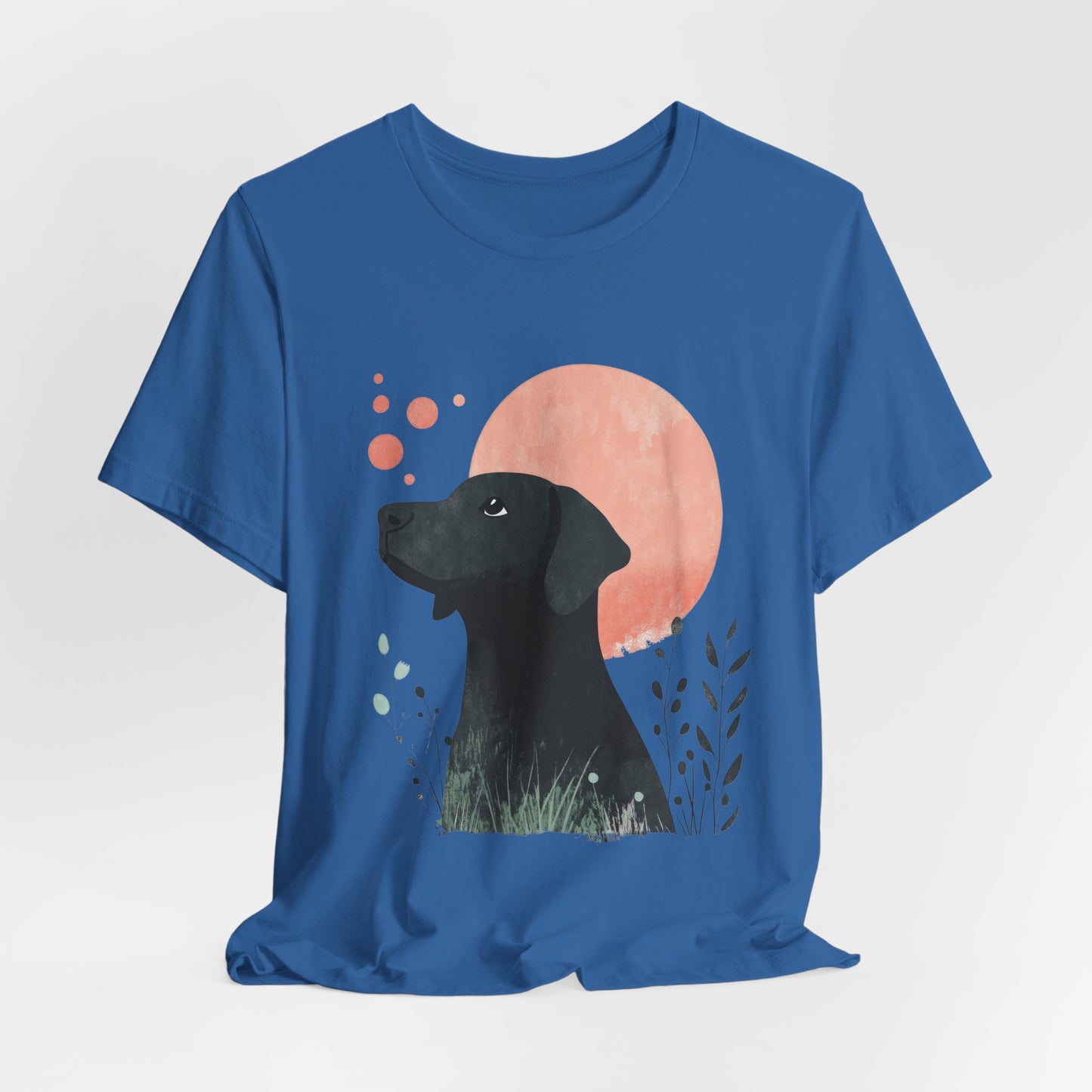 Blackmouth Cur Minimalist Moon Unisex Tee