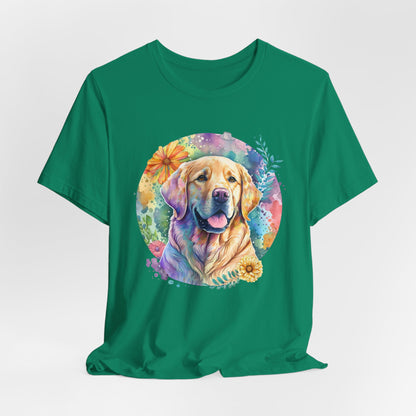 Watercolor Golden Retriever Art T-Shirt – Unisex Dog Lover Tee