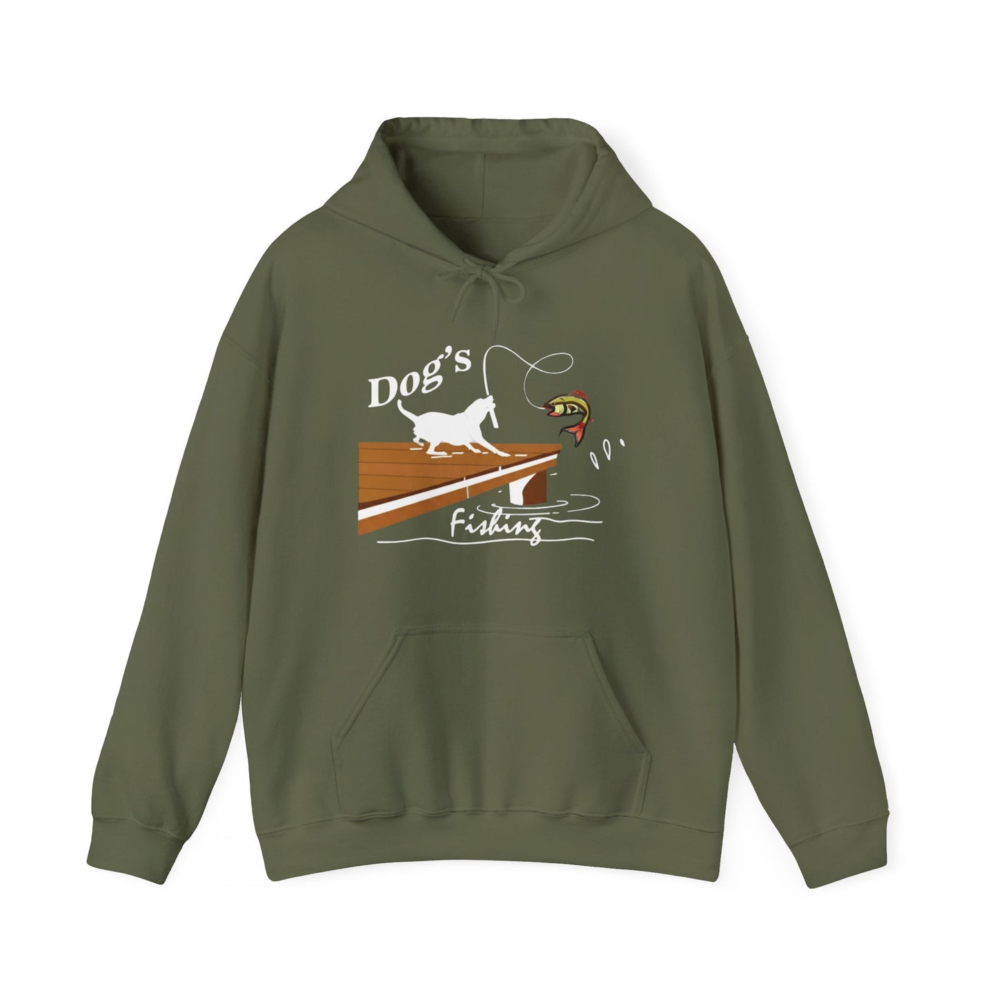 Dog's Fishing Adventure Unisex Hoodie