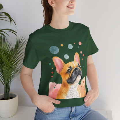 Playful Frenchie Vibes – Unisex T-Shirt