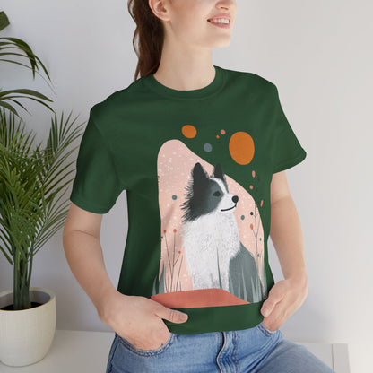 Keeshond Charm – Unisex Artistic Dog T-Shirt