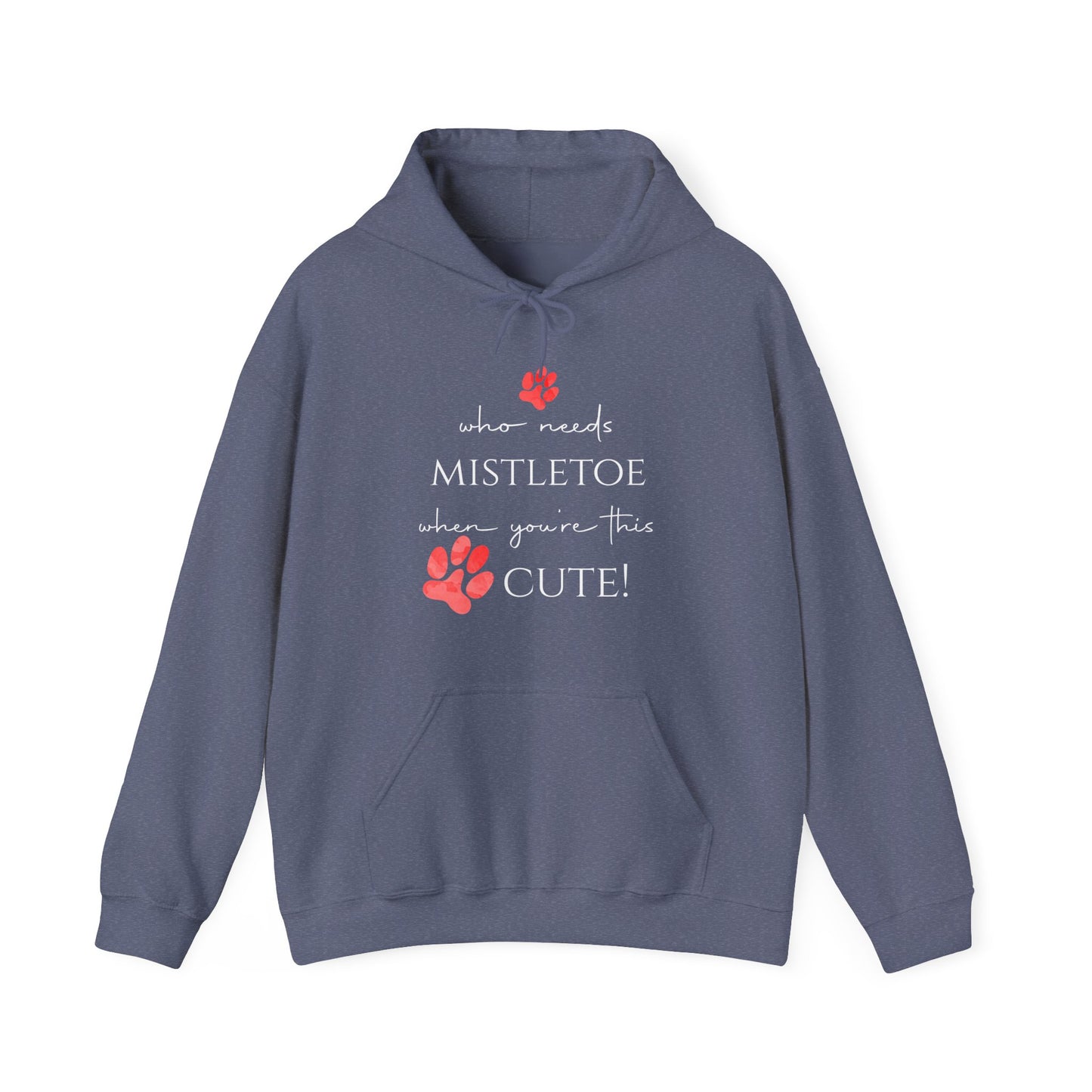 Cute & Cozy Paw Print Holiday Hoodie