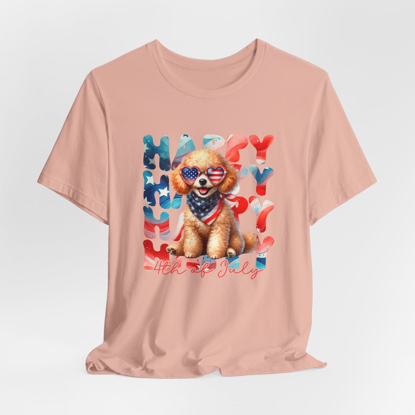 "Patriotic Pup – 4th of July Celebration Tee"