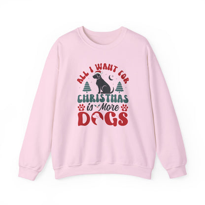 More Dogs for Christmas Sweatshirt | Funny Pet Lover Gift