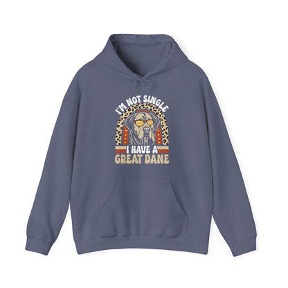 Great Dane Life Hoodie | Funny Not Single Dog Mom Gift