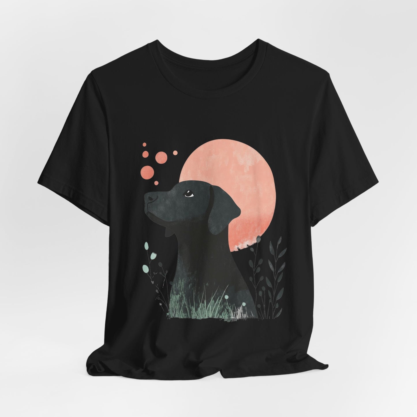 Blackmouth Cur Minimalist Moon Unisex Tee