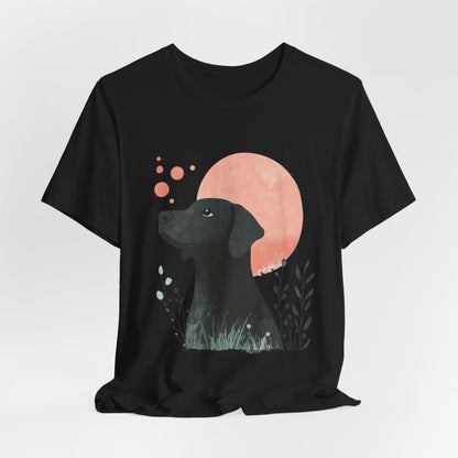 Blackmouth Cur Minimalist Moon Unisex Tee