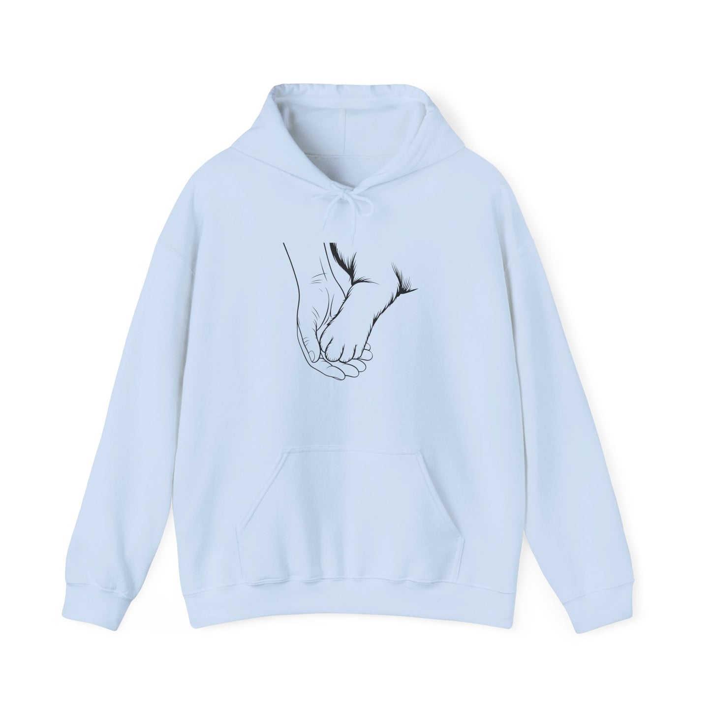 Holding Paws Forever Hoodie | Dog-Human Bond Gift