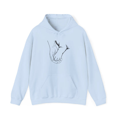 Holding Paws Forever Hoodie | Dog-Human Bond Gift