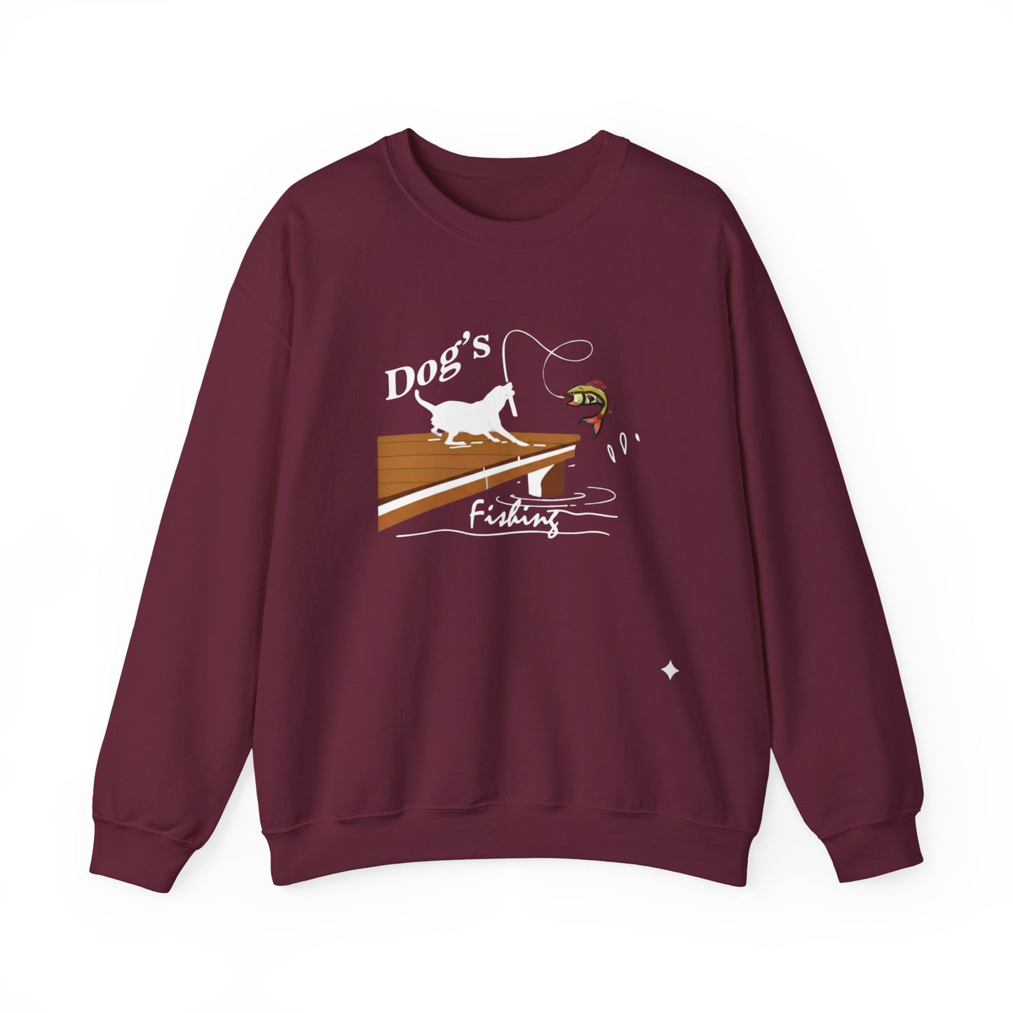 Dog's Fishing Trip Unisex Sweatshirt