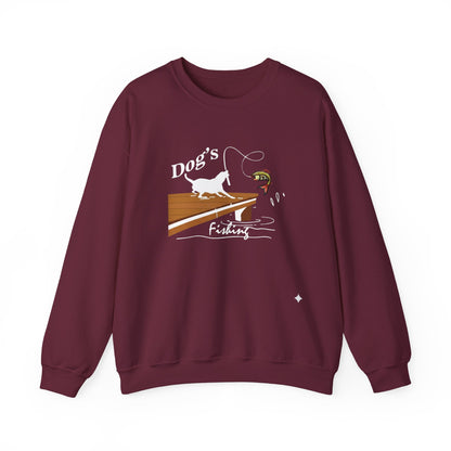 Dog's Fishing Trip Unisex Sweatshirt