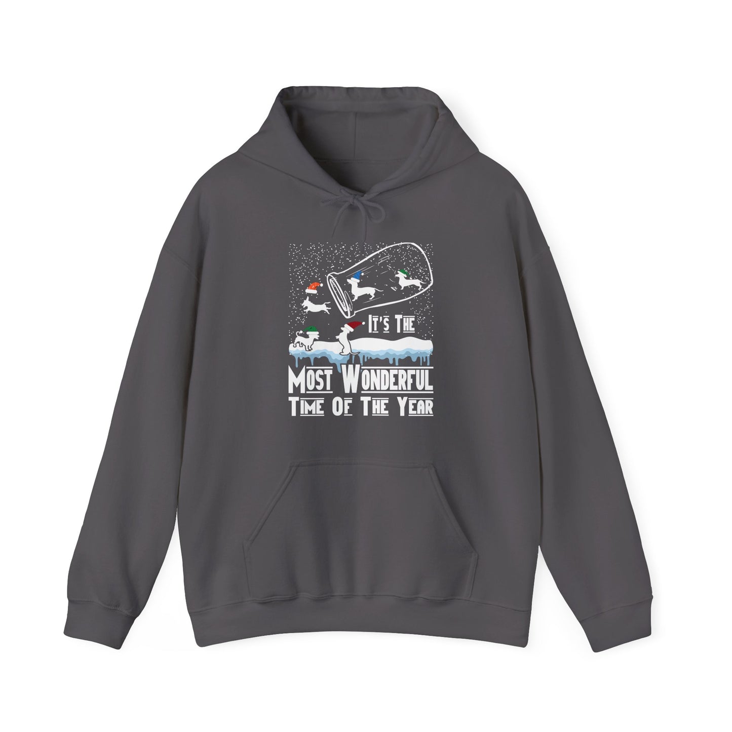 Dachshund Snow Globe Hoodie | Most Wonderful Time