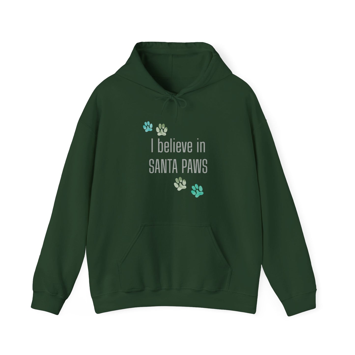 I Believe in Santa Paws Unisex Dog Lover Hoodie