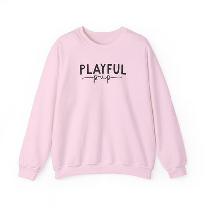 Playful Pup Unisex Sweatshirt | Minimalist Aesthetic Dog Gift