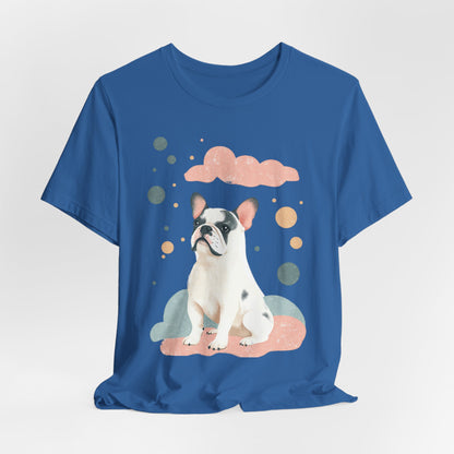 Dreamy Bulldog Skies – Unisex T-Shirt