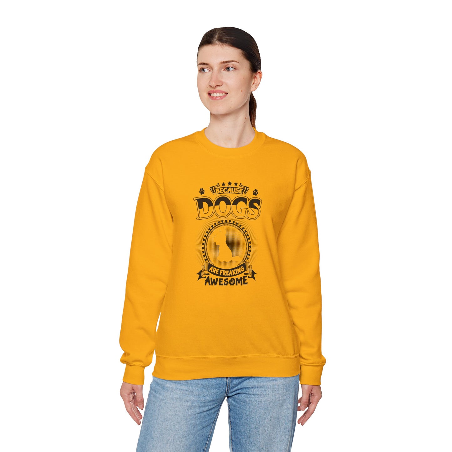 Title "Dogs Are Freaking Awesome" Unisex Sweatshirt