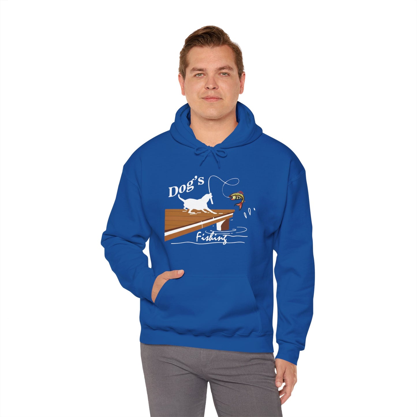 Dog's Fishing Adventure Unisex Hoodie