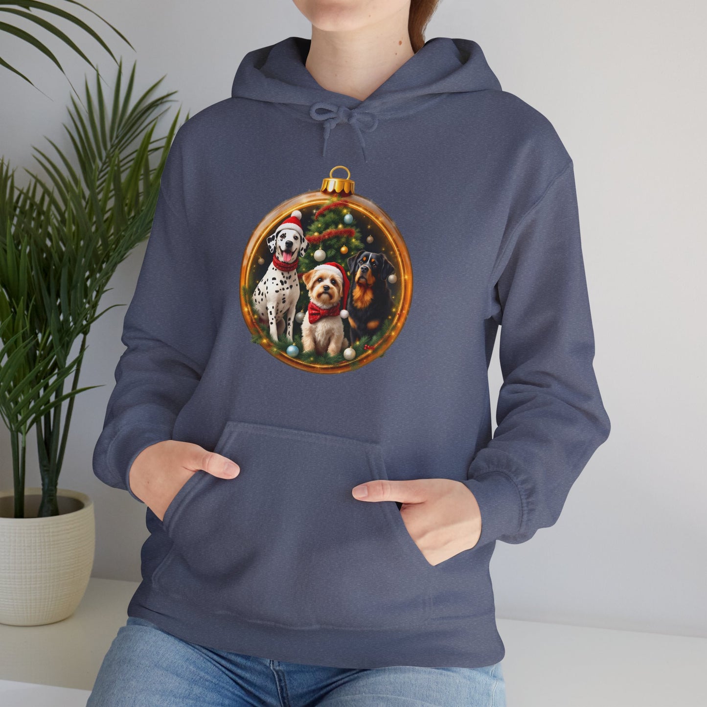 Christmas Dog Ornament Unisex Hoodie
