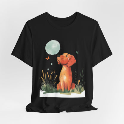 Curious Pup & Bubble Dreams – Unisex T-Shirt
