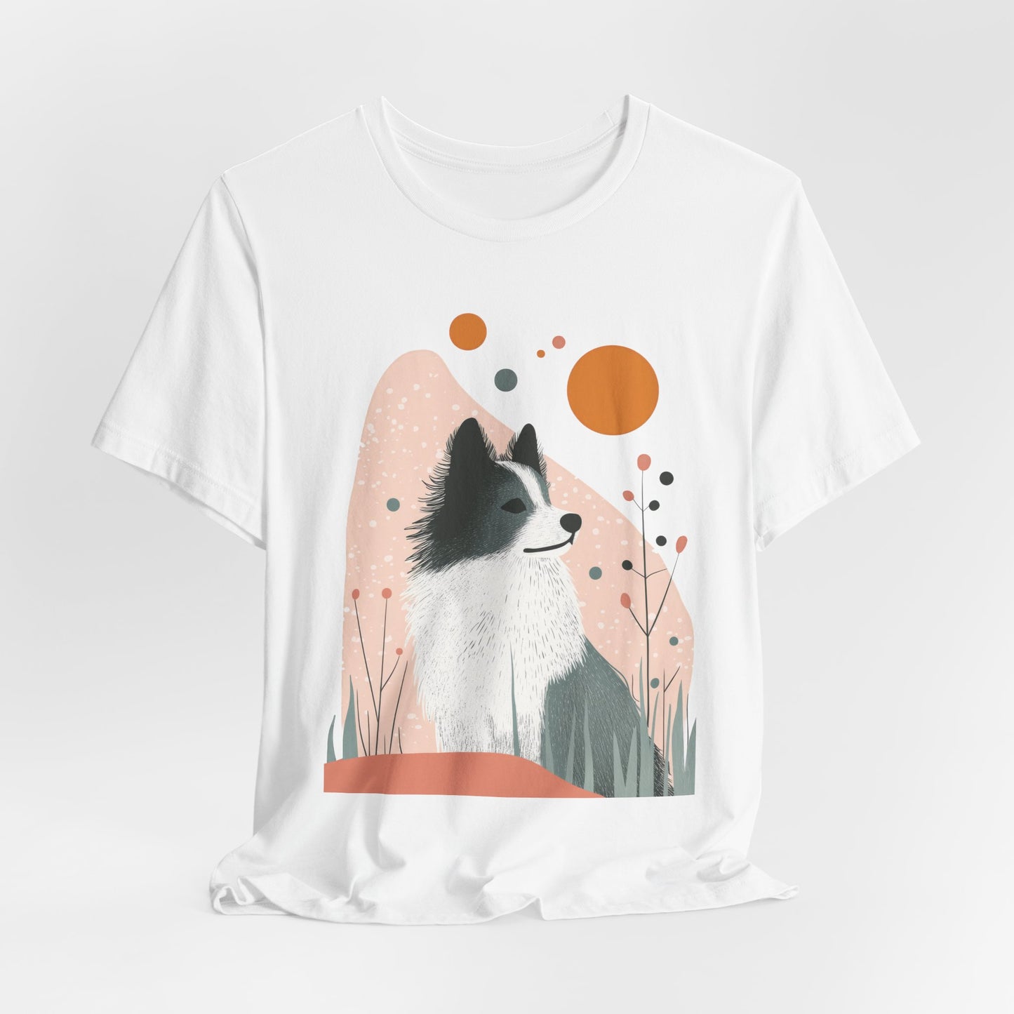 Keeshond Charm – Unisex Artistic Dog T-Shirt