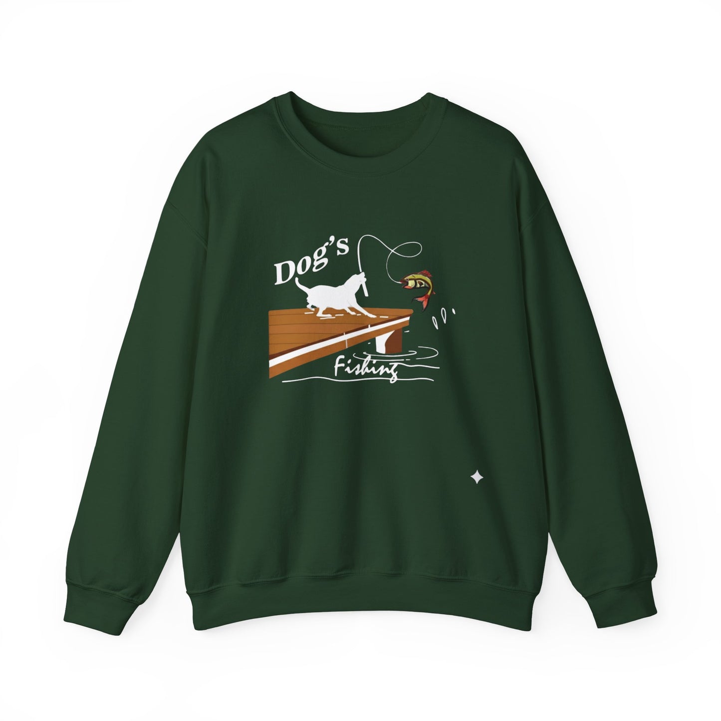 Dog's Fishing Trip Unisex Sweatshirt