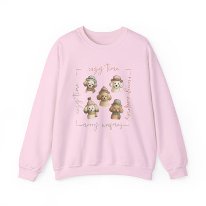 Cozy Woofmas Sweatshirt | Stylish Poodle Squad Sweater