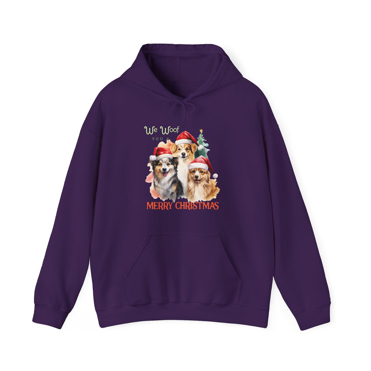 We Woof You Merry Christmas Hoodie 🎄🐾