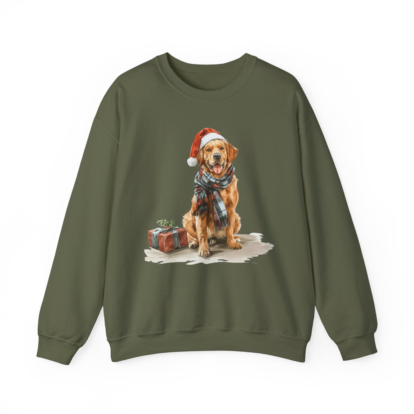 Golden Retriever Christmas Sweatshirt | Festive Dog Gift