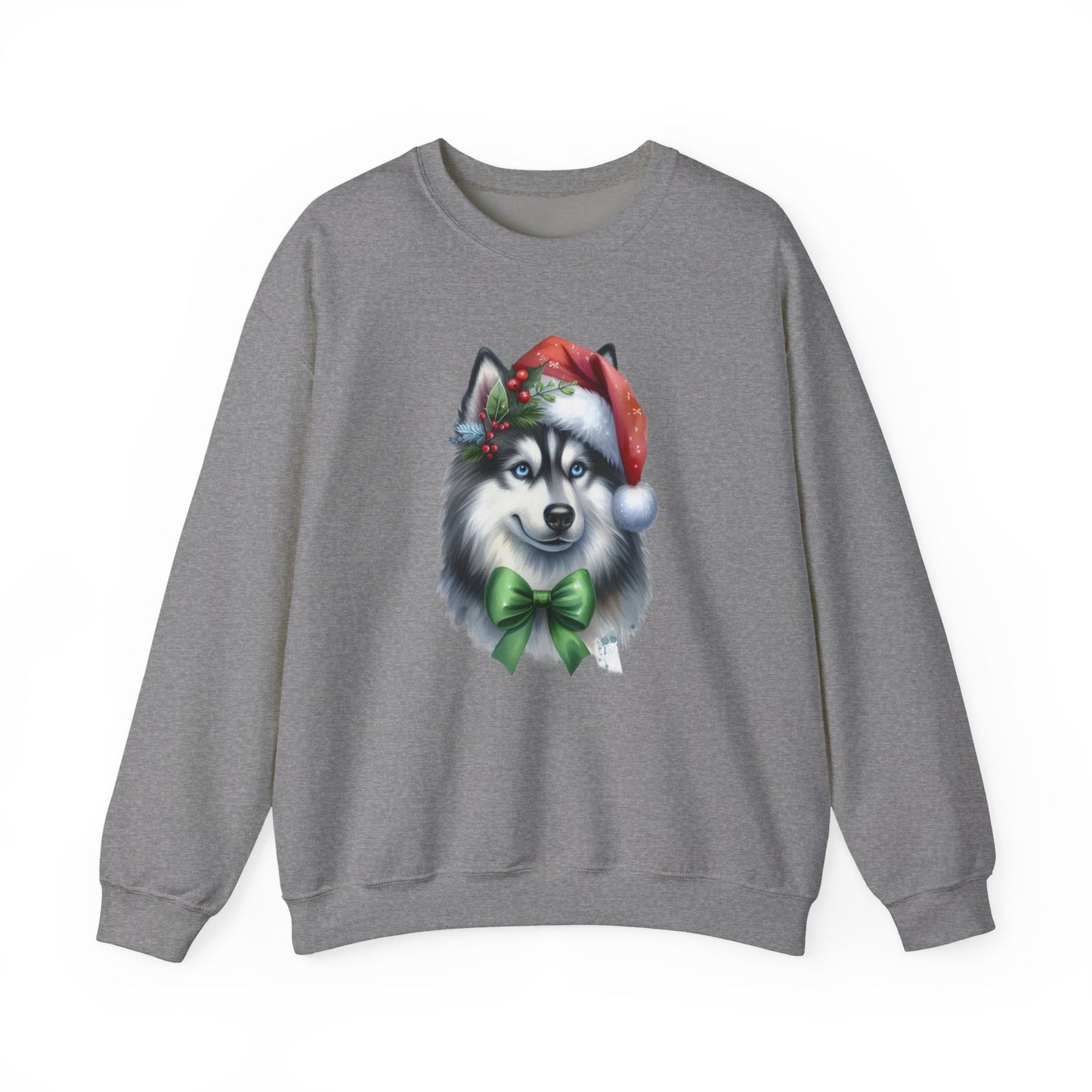 Husky Santa Sweatshirt | Festive Christmas Dog Sweater