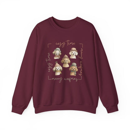 Cozy Woofmas Sweatshirt | Stylish Poodle Squad Sweater