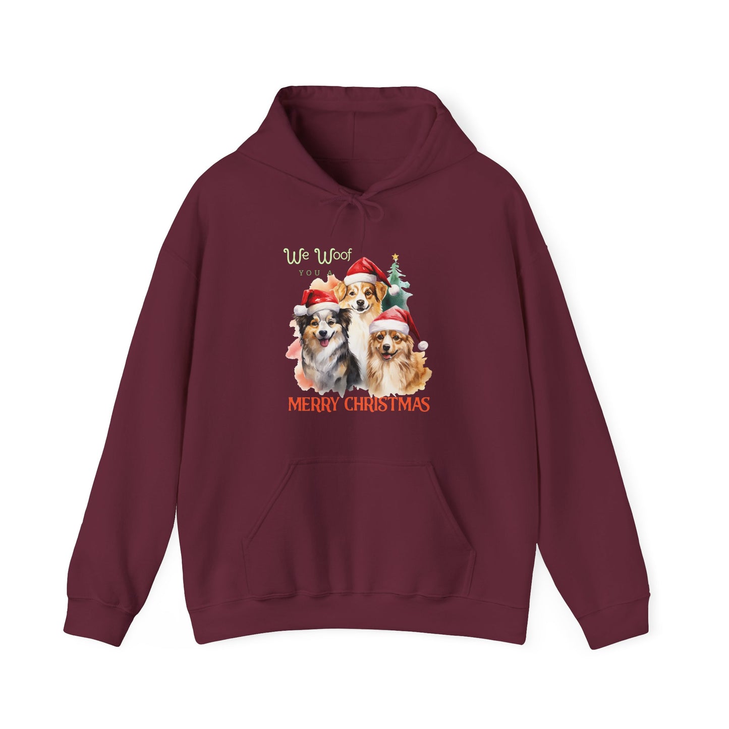 We Woof You Merry Christmas Hoodie 🎄🐾