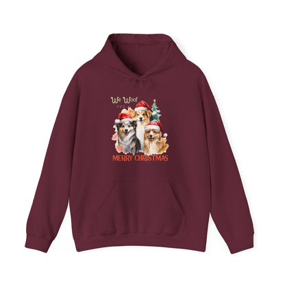 We Woof You Merry Christmas Hoodie 🎄🐾
