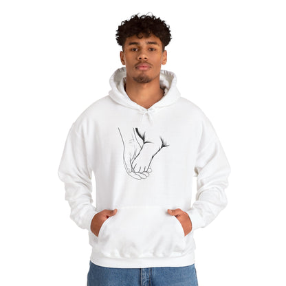 Holding Paws Forever Hoodie | Dog-Human Bond Gift